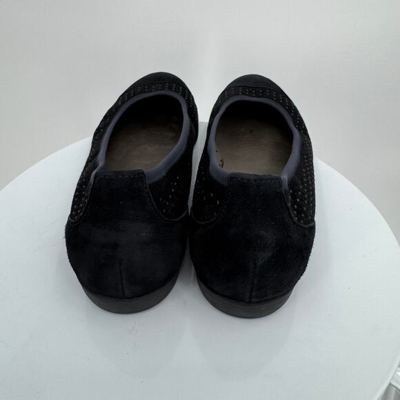 Gabor Hovercraft shoes 8.5 ballet flats perforated suede leather slip on comfort - Picture 5 of 8
